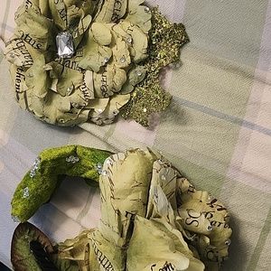 2 pc headband flower great for suits / first lady or church lady one of a kind